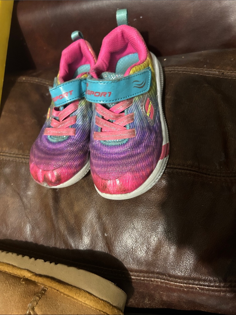 Kids Sporto Light-Up Sneakers in Pink & Purple
